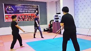 Arnis Tirada working on 12 basic strikes [upl. by Gennie297]