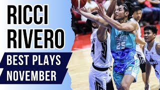 RICCI RIVERO NILABA ANG DEPENSA BEST PLAYS NOVEMBER [upl. by O'Shee]