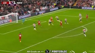 Goal Curtis Jones  Liverpool 21 Newcastle United [upl. by Outhe]