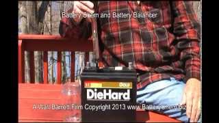 How to use A battery Hydrometer To Test For A Fully Charged Lead Acid Battery by Walt Barrett [upl. by Ahsitneuq573]