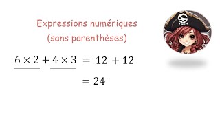 Expressions numériques sans parenthèses Questions flash [upl. by Alimak]