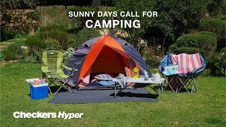 Sunny Days Call for Camping – Promotion Now On  Checkers Hyper [upl. by Atteloc]