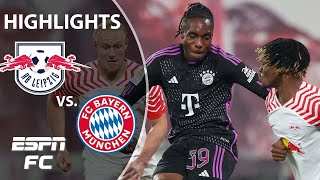 RB Leipzig vs Bayern Munich  Bundesliga highlights  ESPN FC [upl. by Samtsirhc]