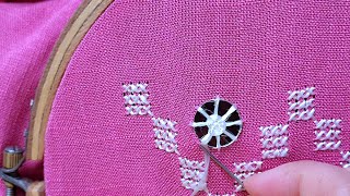 The most used method of mirror embroidery پرکاربردترین روش آئینه دوزی شیشهدوزی [upl. by Lorrad]