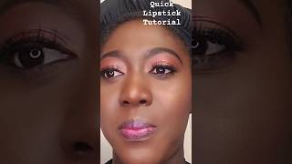 How to do a Plum lipstick Combo on Darkskin💄shorts shortvideo lipsticklover makeup makeuptips [upl. by Nanor600]