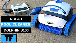 MAYTRONICS DOLPHIN S100 ROBOTIC POOL CLEANER REVIEW  Best Robotic Pool Cleaner [upl. by Opportina]