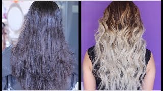 CAMBIO DE CABELLO EXTREMO EN 1 DIA  BALAYAGE PASO APASO EN CASA [upl. by Arama794]