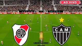 RIVER PLATE X ATLÉTICO MINEIRO  AO VIVO COM IMAGENS DA LIBERTADORES SEMIFINAL  ASSISTA AGORA  PES [upl. by Critta944]