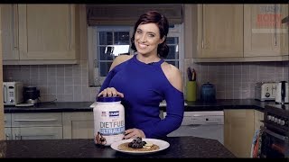 Banana Protein Pancakes Recipe  USN [upl. by Alenairam]