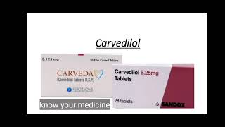 Carvedilol carveda uses dosage side effects review in Hindi or Urdu [upl. by Whitehouse306]