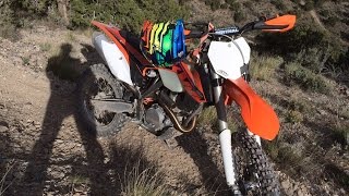 KTM 350 XCF vs 300 XCW  Sagebrush Single Track [upl. by Consuelo717]