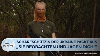 PUTINS KRIEG Knallharter Kampf  Junge Scharfschützin der Ukraine spricht Klartext I WELT Reporter [upl. by Alenson]