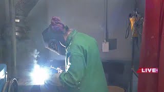 Stick welding [upl. by Eldreda]