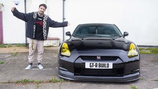 NISSAN GTR BUILD DIY YELLOW HEADLIGHTS [upl. by Elaine711]