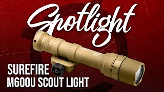 SureFire M600U Scout Light 600 LUMENS  EuroOptic Spotlight [upl. by Ydnat]