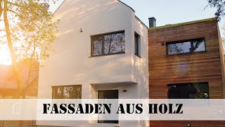 Fassadenverkleidung aus Holz [upl. by Aroel]