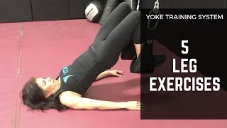 5 Leg Exercises  Yoke Training System [upl. by Saxela]