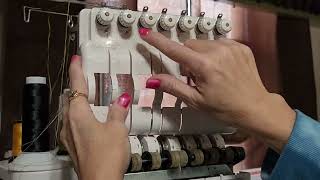 Janome MB7 Embroidery Machine Cleaning and Rethreading [upl. by Alia]