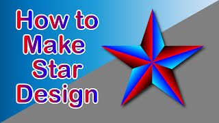 How to Make Star Design in Adobe Illustrator  স্টার ডিজাইন কিভাবে করা হয়  star design kivabe kore [upl. by Radford284]