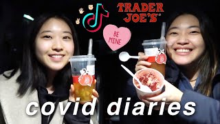 trader joes lunches tiktok rockpaperscissor challenge • vlog [upl. by Adnole526]