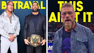 Rock Teases Roman Reigns Betrayal…The Rock Leaving After Mania…AEW Respond to Punk…Wrestling News [upl. by Bealle]