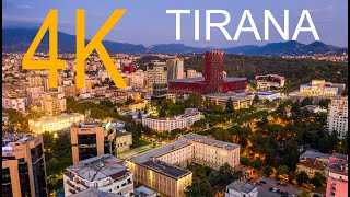 Tirana by Air 4KUHD [upl. by Nadeau]