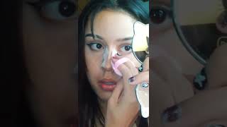 Baddie makeup tutorial👄 baddie baddiemakeup makeup maquillajedeojos delineadodeojos viral [upl. by Malamud]