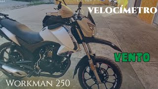 cómo cambiar el chicote de velocímetro VENTO Workman 250cc [upl. by Lladnor]