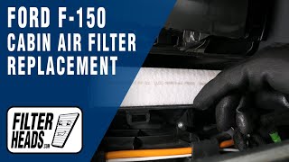 How to Replace Cabin Air Filter 2018 Ford F150  AQ1251 [upl. by Adall]