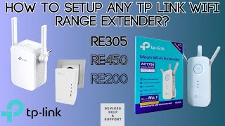 How to setup any TPLink Wifi Range Extender  Complete Guide [upl. by Par670]