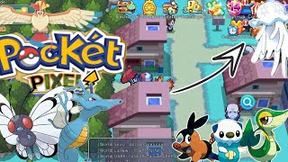 Pocket PiXel  Thu Phục Dánh Bại 3 Pokemon Zoo Hoang Dã Lv26 Chinh Phục Huy Hiệu Đầu Tiên Pokemon Vn [upl. by Domash]