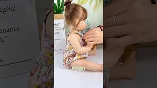 How to dress up reborn baby doll babies dolls outfit change shorts reborns [upl. by Uriia397]