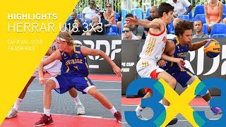 Highlights Herrar U18 3X3 i EMkval 2018 🏀🇸🇪 [upl. by Yahsan441]