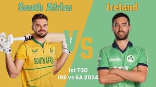 quotLIVE Ireland vs South Africa 1st T20 2024  IRE vs SA Live Cricket Match  T20 Seriesquot [upl. by Evangeline]