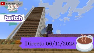 Cap6 121 Minecraft técnico decorativo1800 hrs  MrBlackCoffee [upl. by Elirpa619]