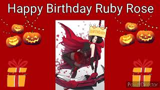 Happy Birthday Ruby Rose 2024 [upl. by Pitt]