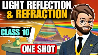 Light Reflection and Refraction class 10 One Shot  Animated Full Chapter Physics class 10 [upl. by Nolahp]