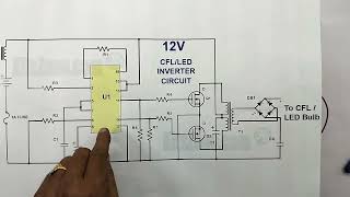 TL 494 PWM IC BASED 100W INVERTERCUM CONVERTER circuit  working principle and practical demo [upl. by Frodine]