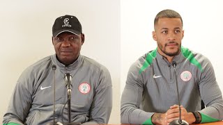 BENIN VS NIGERIA SUPER EAGLES PRESS CONFERENCE [upl. by Einaj]