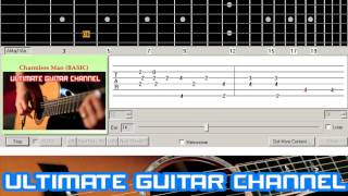 Guitar Solo Tab Charmless Man Blur [upl. by Paine]