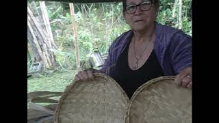 Confecção de Peneira de Palha Apá  Espaço Sabores da Roça [upl. by Ecirtal]