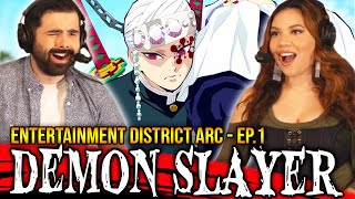 DEMON SLAYER SEASON 2 EPISODE 1 REACTION Sound Hashira Tengen Uzui 2x1 ENTERTAINMENT DISTRICT ARC [upl. by Odlavu]