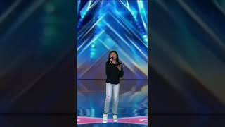 AGT 2024 GOLDEN BUZZER  All judges cry extraordinary voice child talent singing cover [upl. by Xever147]