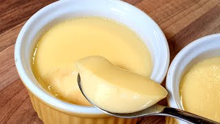 3 Ingredients Steamed Egg Pudding How to steam perfect Smooth amp Silky Egg Pudding [upl. by Tatiania]