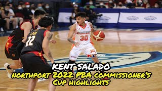 Kent Salado Northport 2022 PBA Commissioners Cup Highlights [upl. by Som]