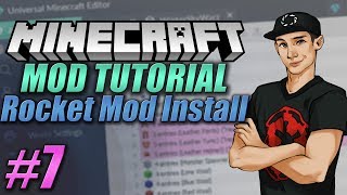 Universal Minecraft Editor  RocketShip Mod Installation Tutorial 7 [upl. by Seabrook]