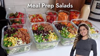 Meal Prep Salads That Will Last a Week How to Keep Salad Fresh Longer Nutritarian Plant Based [upl. by Strong]