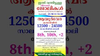 November  1  jobvacancyinkerala jobopenings psckerala latestjobvacancyinkerala [upl. by Comptom]