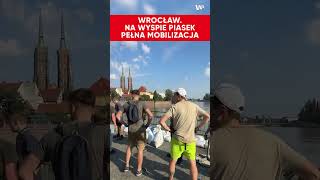 Wrocław czeka niespokojna noc Na Wyspie Piasek pełna mobilizacja [upl. by Annaed]