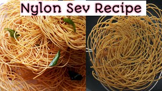 Nylon Sev Recipe by Aaha Enna Suvai Omapodi Recipe  Besan Sev Recipe  Diwali Snack Recipe [upl. by Moulden624]